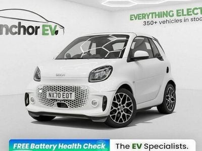 Used Smart ForTwo Electric Drive Prime Exclusive 60 kW (82 HP) 2020 White Cabriolet