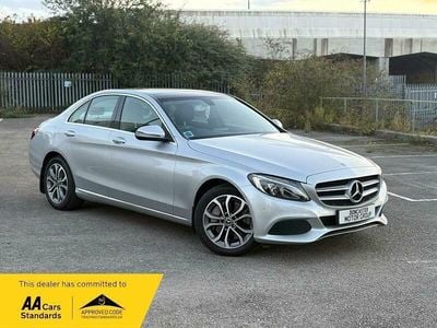 Begagnad Mercedes C350e Premium 2018 Silver Sedan