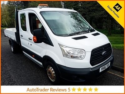 used Ford Transit 2.2 350 L3 DCB DCC DRW 124 BHP.*CREW CAB TIPPER*7 SEATS*TWIN REAR WHEELS*