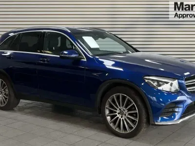 Used Mercedes GLC250 AMG line 170 HP (125 kW) 2017 Blue