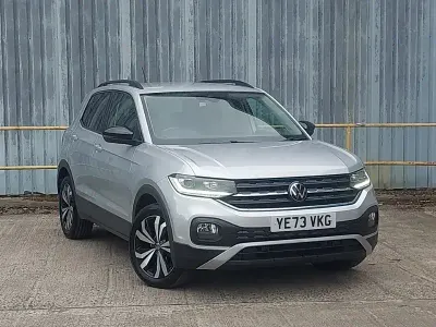 Gebraucht VW T-Cross Black Edition 110 PS (80 kW) 2024 Silber SUV