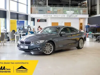 Usado BMW 420 Luxury Line 184 HP (135 kW) 2014 Cinzento Coupé
