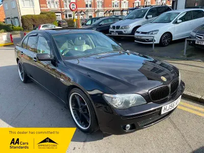 Used BMW 750 Sport Line 2006 Red/black Sedan