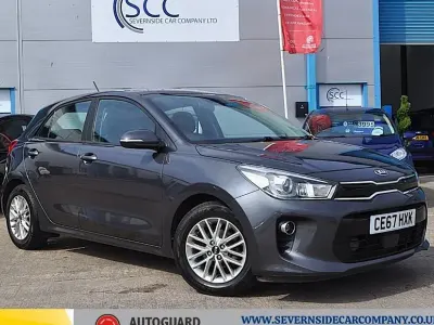 Begagnad Kia Rio 83 HK (61 kW) 2017 Grå Halvkombi