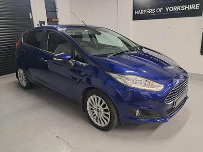 Used Ford Fiesta Titanium 2014 Blue Hatchback