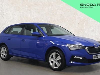 Blue Used 2022 Skoda Scala SE Hatchback | £13,083 (Fair price)