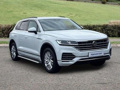 White Used 2020 VW Touareg SEL SUV | £27,750 (Good price)