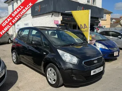 Used Kia Venga 89 HP (65 kW) 2013 Black Hatchback
