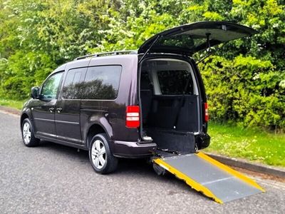 used VW Caddy Maxi Life 5 Seat Auto Wheelchair Accessible Disabled Access Ramp Car