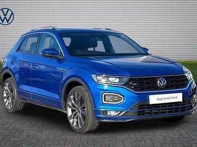 Used VW T-Roc R-line 150 HP (110 kW) 2021 Blue SUV