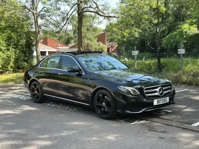 Used Mercedes E220 Premium 2017 Black Sedan