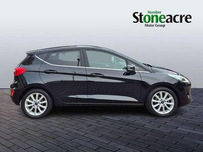 Used Ford Fiesta Titanium 123 HP (90 kW) 2018 Black Hatchback