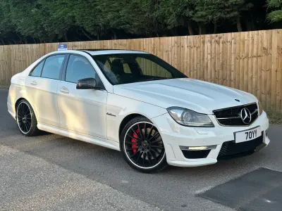 Used Mercedes C63 AMG Edition 1 2011 White Sedan