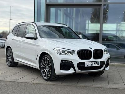 Used BMW X3 M Sport 187 HP (137 kW) 2021 White SUV