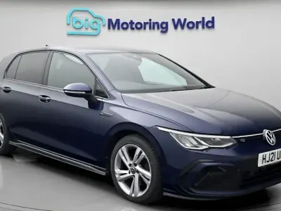 Used VW Golf VII R-line 131 HP (96 kW) 2021 Blue Hatchback