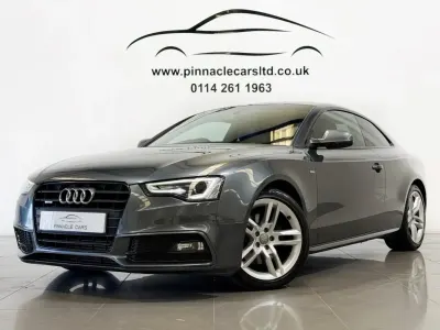 Begagnad Audi A5 S-Line 245 HK (180 kW) 2015 Grå Sportkupé