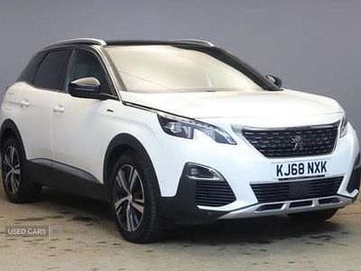 White Used 2019 Peugeot 3008 GT-line Hatchback | £11,990 (Fair price)