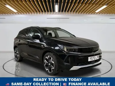 Used Vauxhall Grandland X Ultimate 130 HP (95 kW) 2022 Black SUV