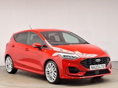Used Ford Fiesta ST-Line X 100 HP (73 kW) 2023 Red Hatchback