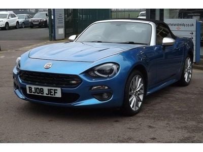 Blue Used 2018 Fiat 124 Spider Lusso Plus Cabriolet | £9,995 (Super price)