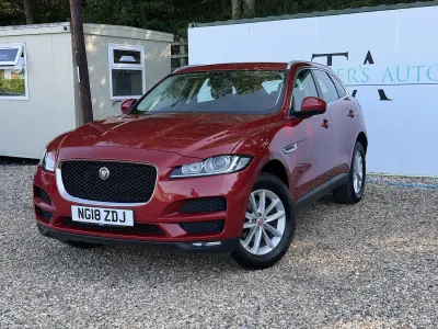 Used Jaguar F-Pace Prestige 180 HP (132 kW) 2018 Red SUV