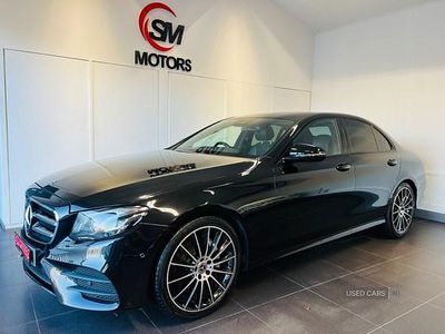 Used Mercedes E220 AMG line 194 HP (142 kW) 2019 Black Sedan