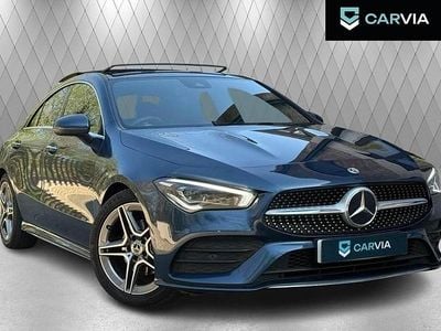 Used Mercedes CLA180 AMG Line Premium Plus 136 HP (100 kW) 2021 Blue Sedan
