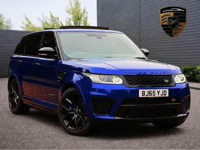 Used Land Rover Range Rover Sport SVR 550 HP (404 kW) 2015 Blue SUV