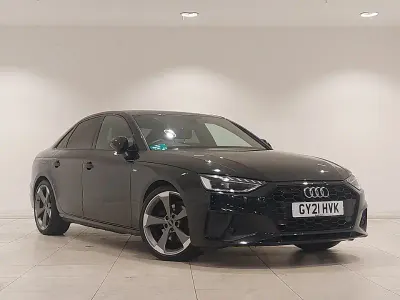 Used Audi A4 Black Edition 163 HP (119 kW) 2021 Black Sedan