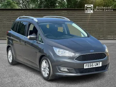 Used Ford Grand C-Max Zetec 120 HP (88 kW) 2016 Grey MPV