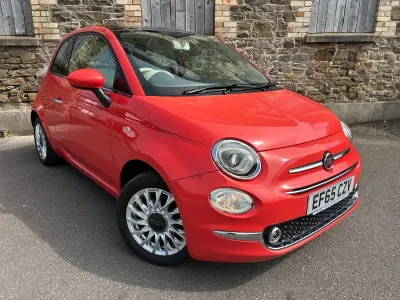 Used Fiat 500 Lounge 69 HP (50 kW) 2016 Pink Hatchback