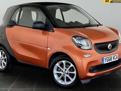 Black Used 2018 Smart ForTwo Coupé Passion Coupe | £3,895 (Fair price)