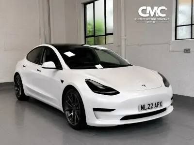 Used Tesla Model 3 Standard Range 366 kW (498 HP) 2022 White Sedan