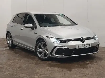 Used VW Golf VIII R-line 130 HP (95 kW) 2022 Silver Hatchback
