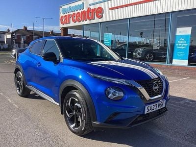 Używany Nissan Juke N-Connecta 114 KM (83 kW) 2023 Niebieski SUV