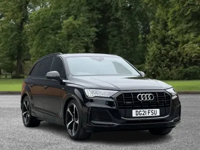 Used Audi Q7 Black Edition 340 HP (250 kW) 2021 Black SUV