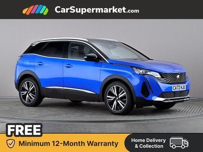 Blue Used 2022 Peugeot 3008 Premium Hatchback | £20,197 (Fair price)