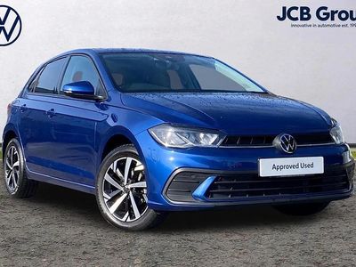Used VW Polo Match 95 HP (69 kW) 2025 Blue Hatchback