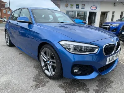 Used BMW 118 M Sport 150 HP (110 kW) 2018 Blue Hatchback