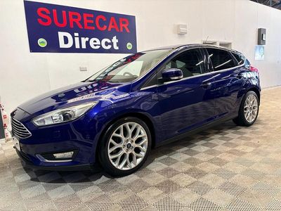 Begagnad Ford Focus Titanium X 125 HK (91 kW) 2016 Blå Halvkombi