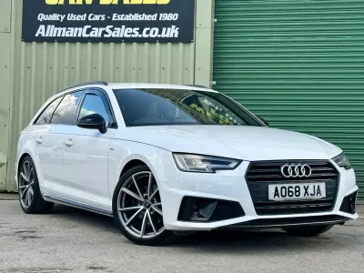 Used Audi A4 Black Edition 190 HP (139 kW) 2018 White Estate