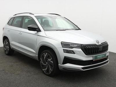 Used Skoda Karoq SportLine 147 HP (108 kW) 2023 Brilliant silver metallic SUV