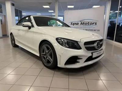 Used Mercedes C300 AMG Line Premium 2018 White Cabriolet