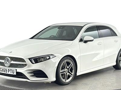Used Mercedes A200 AMG line 163 HP (119 kW) 2019 White Hatchback