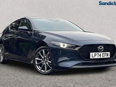 Blue Used 2025 Mazda 3 Exclusive-Line Hatchback | £19,489 (Good price)