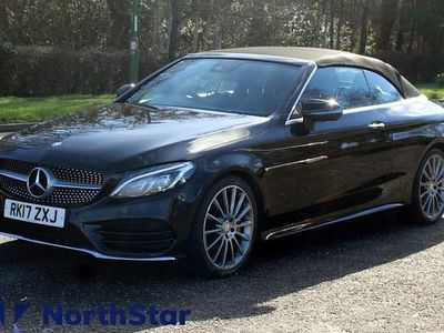 Used Mercedes C250 AMG Line Premium Plus 204 HP (150 kW) 2017 Black Cabriolet