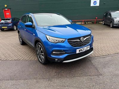 Used Vauxhall Grandland X Elite 130 HP (95 kW) 2021 Blue SUV