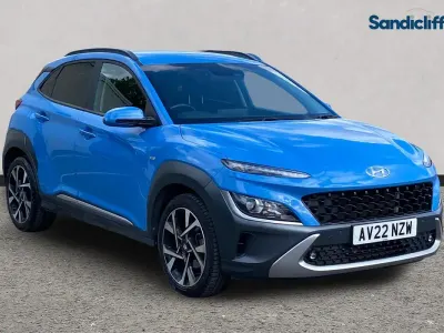 Gebraucht Hyundai Kona Premium 120 PS (88 kW) 2022 Blau SUV