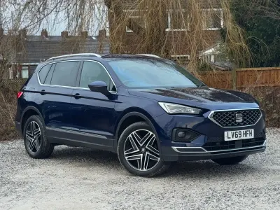 Usado Seat Tarraco 4Drive 150 CV (110 kW) 2019 Azul SUV