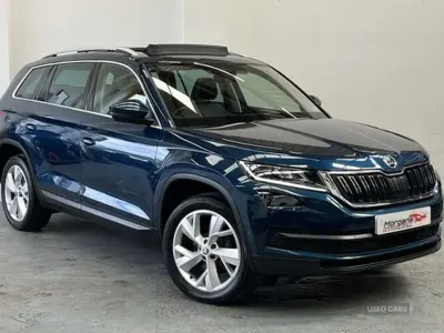 Used Skoda Kodiaq 150 HP (110 kW) 2017 Blue SUV